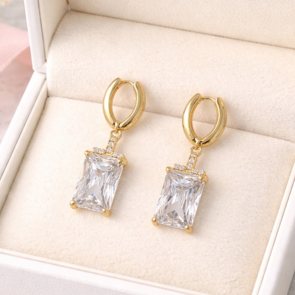Halo & Grace Inspired Crystal Drop Earrings – Faith & Hope Collection